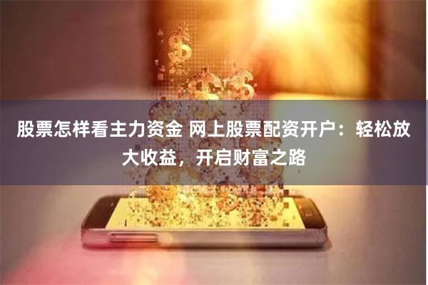 股票怎样看主力资金 网上股票配资开户：轻松放大收益，开启财富之路